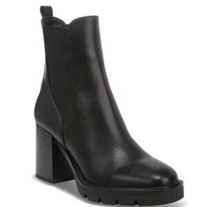 Sam Edelman Womens Rollins Leather Ankle Chelsea Boots Black 8